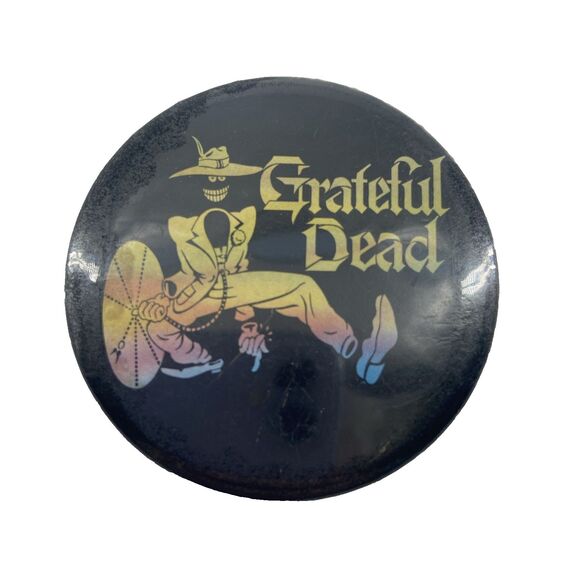 RARE Vintage 70s Shakedown Street Grateful Dead Promo Pin Badge Button Pinback